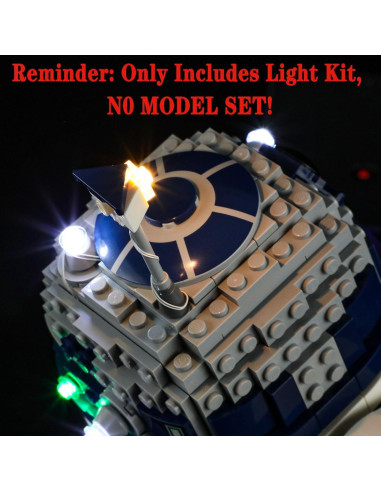 Kit de Luz LED MENZAVA para Lego 75379 R2-D2 - 109.5g