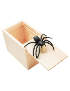 Caja de Sorpresa de Araña de Goma Winbar - Juguete de Truco