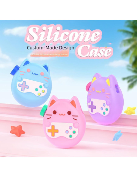 Funda de silicona para Tamagotchi Paradise con cordón