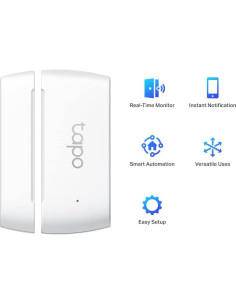 Sensor de Contacto Tapo T110 TP-Link, Batería CR2032, 2 Años 2