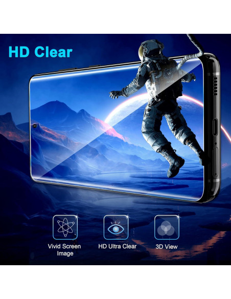 Paquete de 3 Protectores de Pantalla Vidrio Templado Arshek S21 Ultra