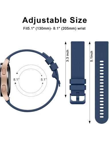 Banda de Reloj Inteligente GloryFit T80 T70 T60 T50 P99 P98 - Silicona Suave