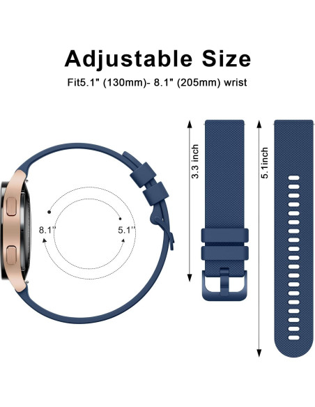 Banda de Reloj Inteligente GloryFit T80 T70 T60 T50 P99 P98 - Silicona Suave