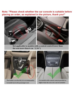 Organizador Relleno Espacio Asientos Coche XUKEY 2 Piezas 2