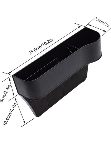 Organizador Relleno Espacio Asientos Coche XUKEY 2 Piezas