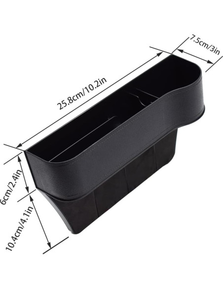 Organizador Relleno Espacio Asientos Coche XUKEY 2 Piezas