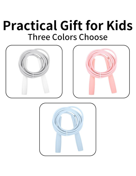 Cuerda de Saltar Ajustable Crhoeiq para Niños 3m Rosa