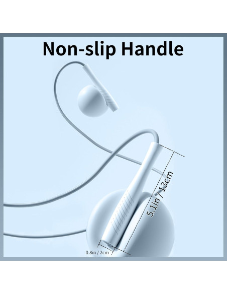 Cuerda de Saltar Ajustable Crhoeiq para Niños 3m Rosa