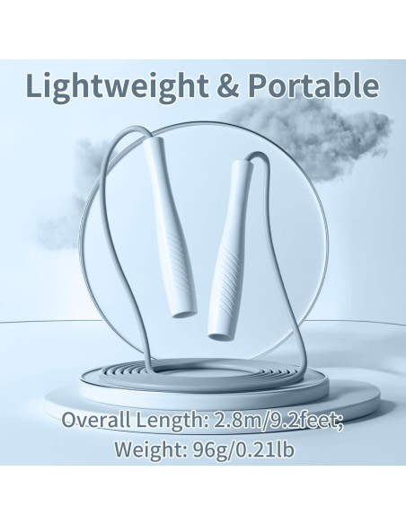 Cuerda de Saltar Ajustable Crhoeiq para Niños 3m Rosa