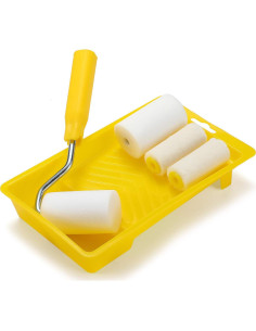 Kit Mini Rodillo de Pintura NANJA 2" con Bandeja y Fundas 2