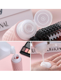 Paquete de 8 Botellas de Viaje KUANGRE 90ml a Prueba de Fugas 2