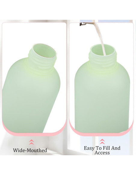 Botellas de Viaje ElevateTech 200ml a Prueba de Fugas 4Pcs