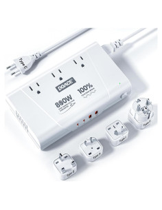 Convertidor de Voltaje DOACE 800W Onda Sinusoidal Pura 220V a 110V