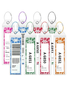 Soportes de Etiquetas de Equipaje DCL TONGMAO - 8 Pcs Colores