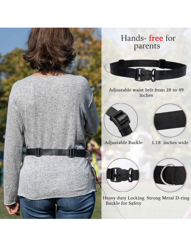 Arnés de Seguridad para Niños HappyVk con Correa Ajustable Azul