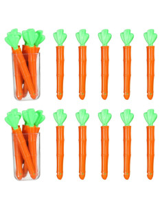 Clips de Sellado de Comida TXMLXY en Forma de Zanahoria - 10 Piezas