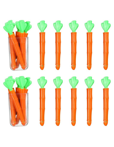 Clips de Sellado de Comida TXMLXY en Forma de Zanahoria - 10 Piezas