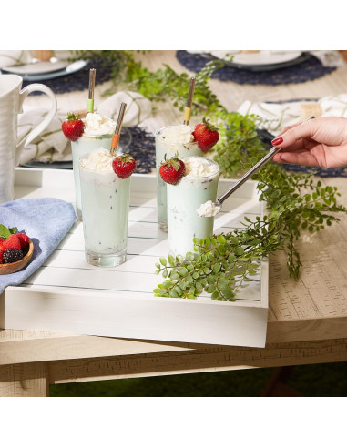 Juego de Pajitas Reutilizables RSVP Internacional Acero Inoxidable 21.6 cm