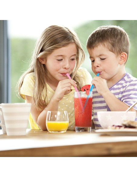 Pajitas de Silicona Reutilizables Mcool 8Pcs para Batidos 25.4cm