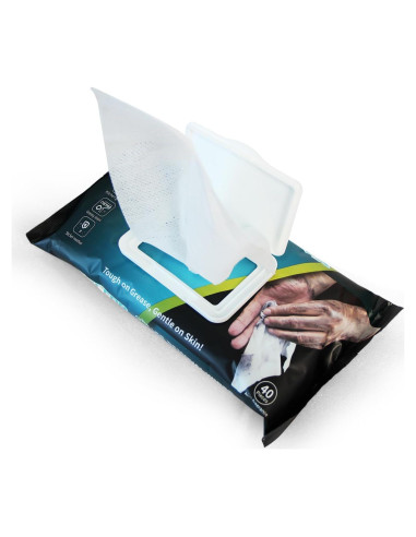 Toallitas de limpieza multiusos Qualifort 20.1x20.1cm 480u