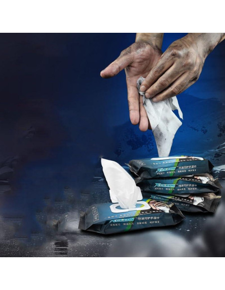 Toallitas de limpieza multiusos Qualifort 20.1x20.1cm 480u