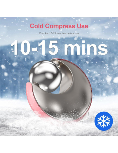 Rodillo Facial Hoakya con Esferas de Hielo 360 - Masaje Relajante