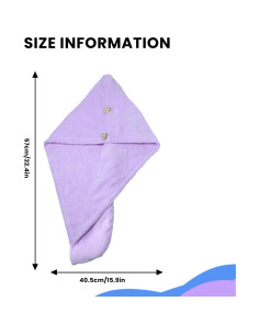 4 Toallas de Microfibra Gabrella para Cabello Mojado - Secado Rápido 2