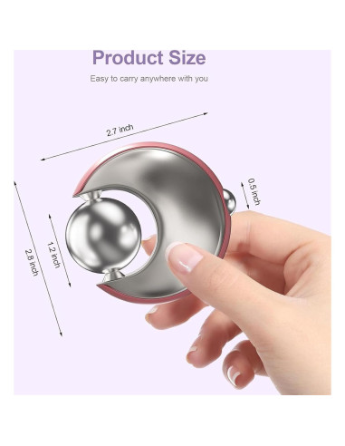 Rodillo Facial Hoakya con Esferas de Hielo 360 - Masaje Relajante