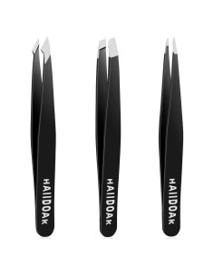 Juego de Pinzas Profesionales Haiidoak Acero Inoxidable 3 en 1