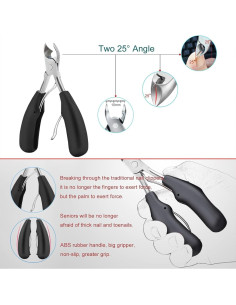 Cortauñas Gruesas Popsica - Uso Pesado, Apertura Ancha, 360 2