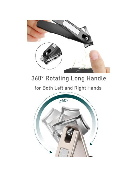 Cortauñas Gruesas Popsica - Uso Pesado, Apertura Ancha, 360