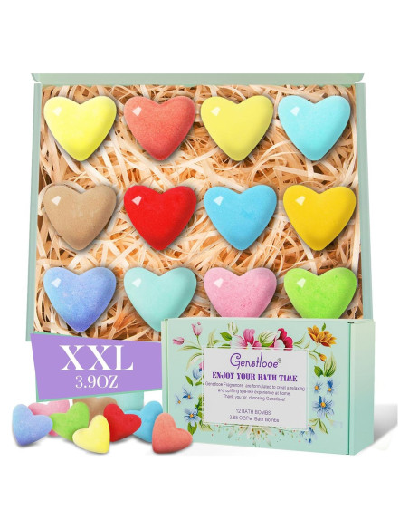 Set de 12 Bombas de Baño Genstlooe 110g - Aromaterapia SPA