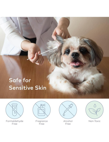 Hisopos de Algodón Extra Grande para Perros y Gatos - 100 Unidades