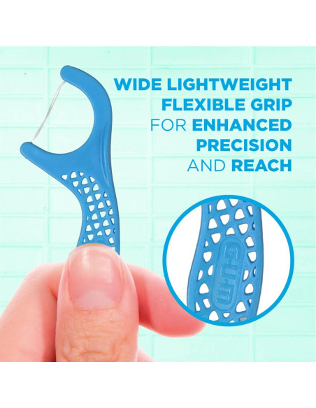 Hilos Dentales GUM Advanced Care con Vitamina E y Menta - 150 Unidades