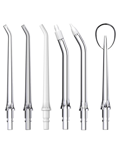 Puntas de Reemplazo para Irrigador Dental JTF F200 F300 - 6 Unidades