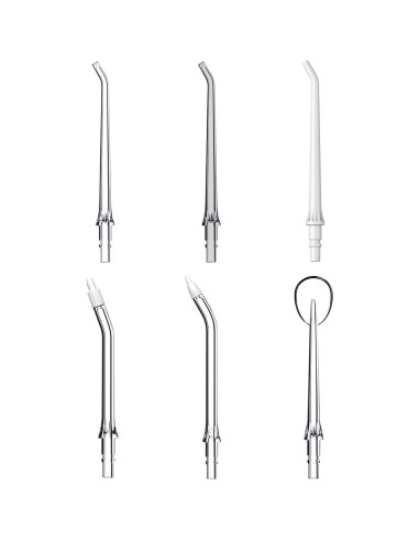 Puntas de Reemplazo para Irrigador Dental JTF F200 F300 - 6 Unidades