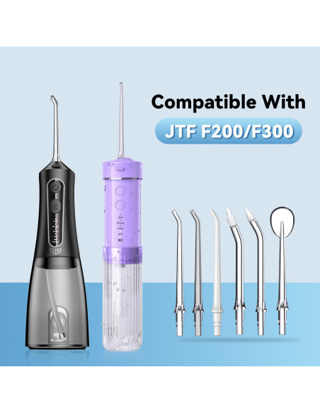 Puntas de Reemplazo para Irrigador Dental JTF F200 F300 - 6 Unidades