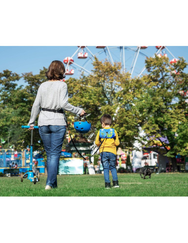 Arnés de Seguridad para Niños HappyVk con Correa Ajustable Azul