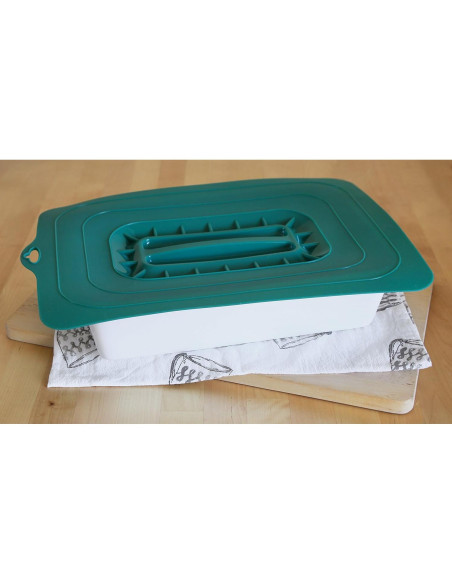 Set de 3 Tapas de Silicona Elite Gourmet ECL-3016 Rectangulares