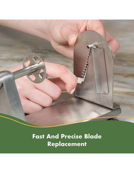 Espiralizador de Verduras Homarden Acero Inoxidable 5 Cuchillas