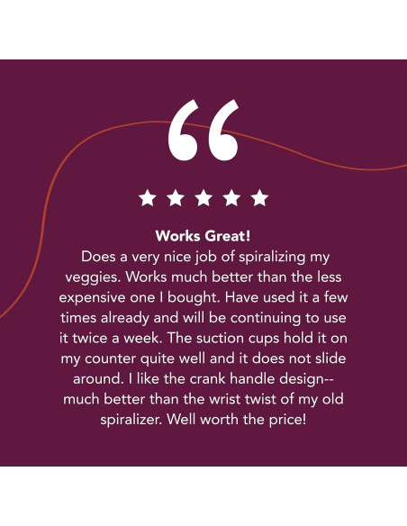 Espiralizador de Verduras Homarden Acero Inoxidable 5 Cuchillas