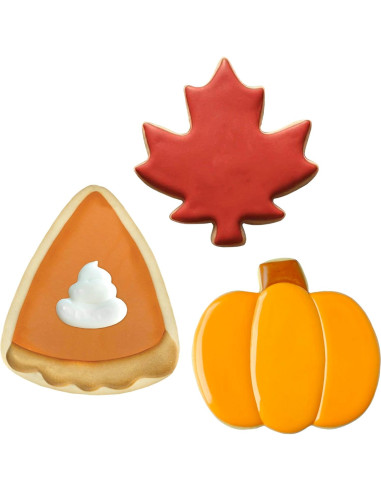 Juego de Cortadores de Galletas Ann Clark 3 Piezas Otoño