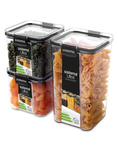 Contenedores de Almacenamiento de Alimentos Sistema 3-Pack 1.3L y 700ml