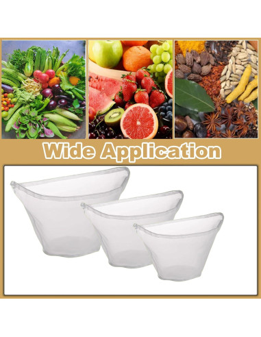 6PCS Bolsa de Nylon Reutilizable para Relleno de Queso MTZK