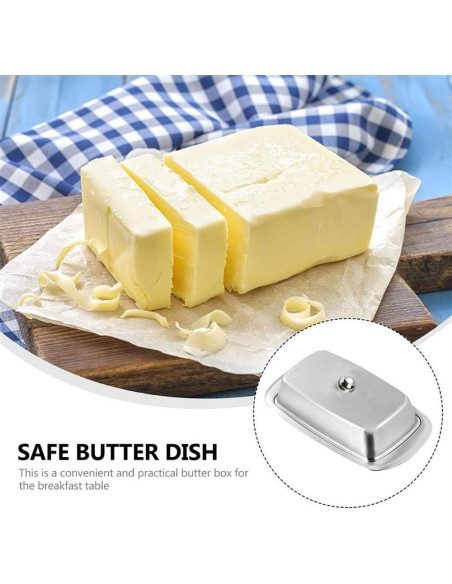 Plato para Mantequilla con Tapa y Espátula AYZA 18.5x12.2cm