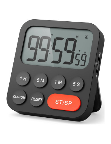 Temporizador Digital LIORQUE con Alarma Fuerte y Pantalla Grande