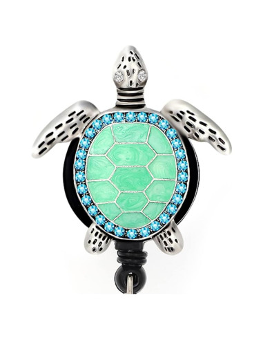 Carrete Retráctil de Identificación Aguamarina BADGE REEL