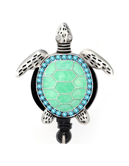 Carrete Retráctil de Identificación Aguamarina BADGE REEL