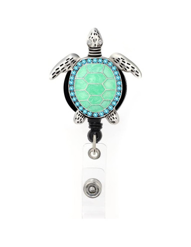 Carrete Retráctil de Identificación Aguamarina BADGE REEL