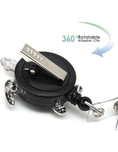 Carrete Retráctil de Identificación Aguamarina BADGE REEL